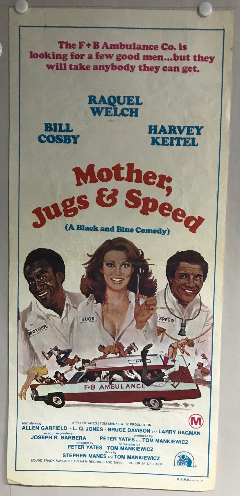 ORIGINAL DAY BILL MOVIE POSTER - MOTHER JUGS & SPEED (a) - 1976