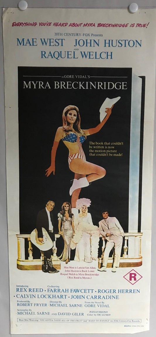 ORIGINAL DAYBILL MOVIE POSTER - MYRA  BRECKINRIDGE (a) - 1970