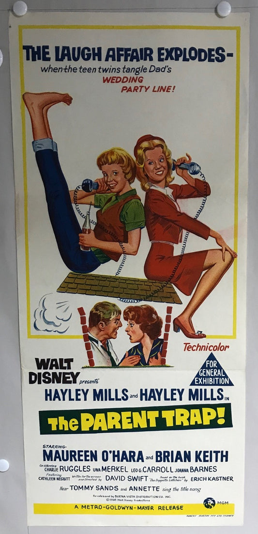 ORIGINAL DAYBILL MOVIE POSTER - THE PARENT TRAP (b) - 1976