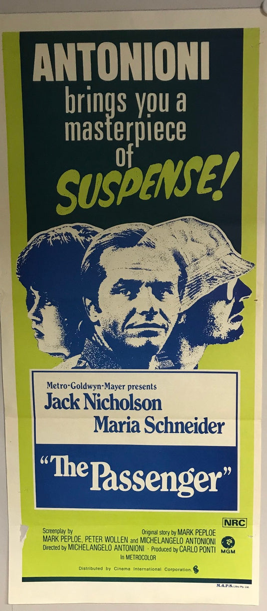 ORIGINAL DAYBILL MOVIE POSTER - THE PASSENGER (b) - 1975