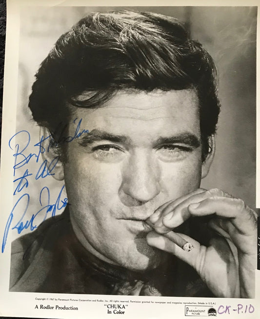 ROD TAYLOR - AUTOGRAPHED 10 x 8 PUBLICITY PHOTOGRAPH from Chuka (1967)