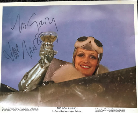 TWIGGY - AUTOGRAPHED 10 x 8 PUBLICITY PHOTOGRAPH from The Boy Friend (1971)