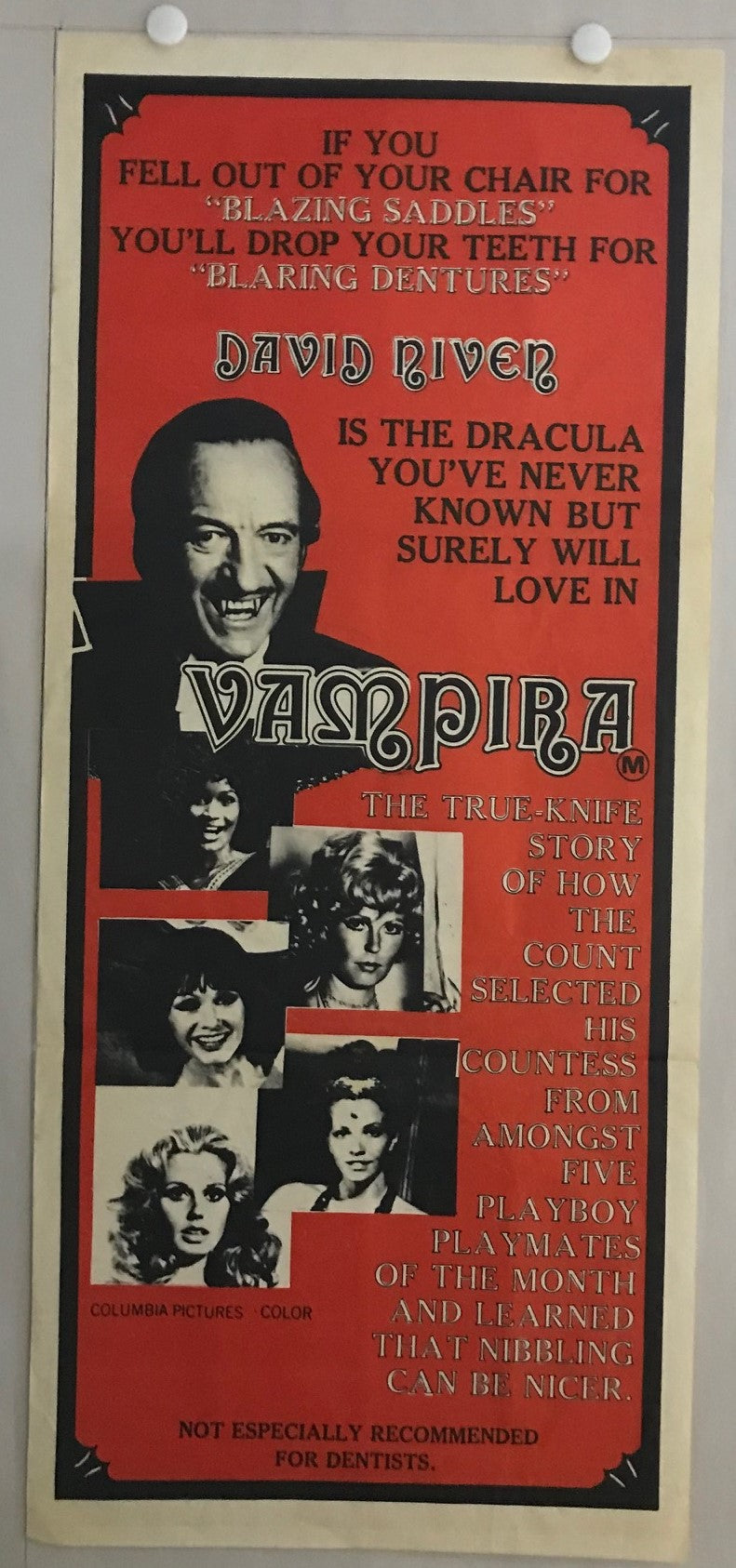 ORIGINAL DAYBILL MOVIE POSTER - VAMPIRA (a) - 1975