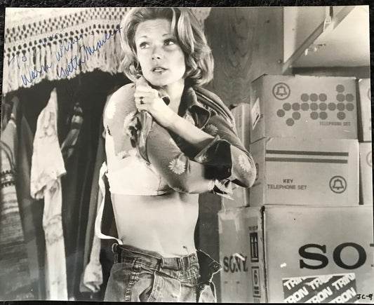 YVETTE MINIEUX - AUTOGRAPHED 10 x 8 PUBLICITY PHOTOGRAPH from Jackson County Jail (1976)