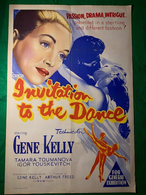 MOVIE POSTER - AUSTRALIAN - ONE SHEET - INVITATION TO THE DANCE (a) - 1954