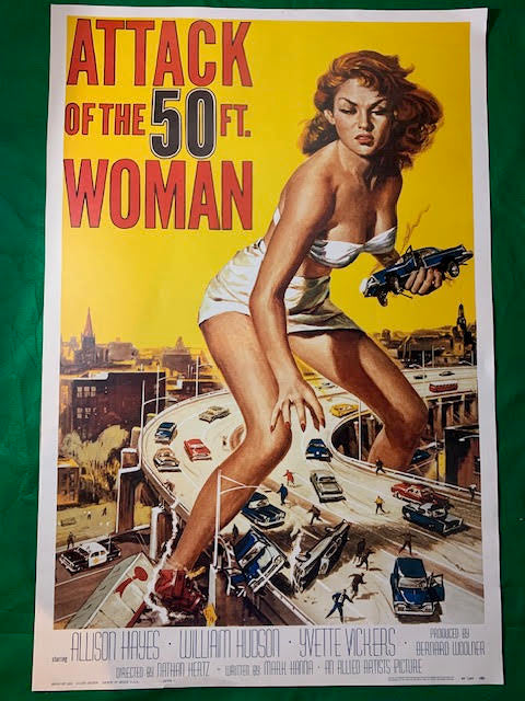 MOVIE POSTER AUSTRALIAN ONE SHEET - "ATTACK OF THE 50 FT WOMAN" - 1958/242