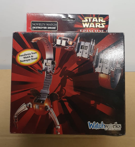 STAR WARS - EPISODE 1 - DESTROYER DROID - NOVELTY WATCH - New