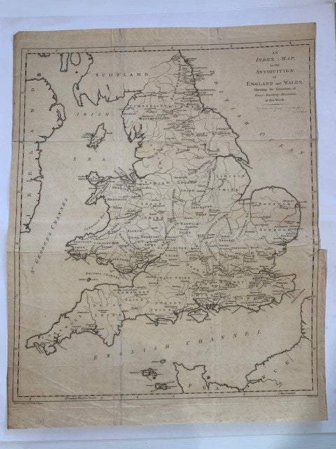 ORIGINAL MAP ENGLAND AND WALES 1787