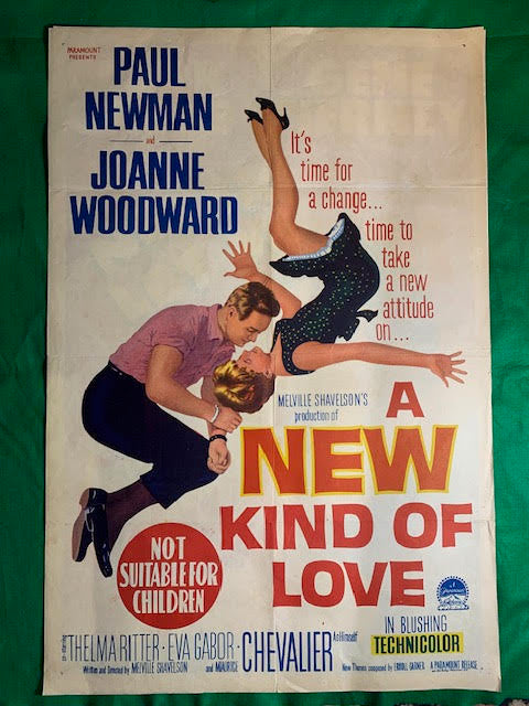 MOVIE POSTER AUSTRALIAN ONE SHEET "A NEW KIND OF LOVE" - 1963