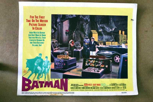 ORIGINAL LOBBY CARD - BATMAN - 1966 - card #1 -  Adam West, Burt Ward, Lee Meriwether