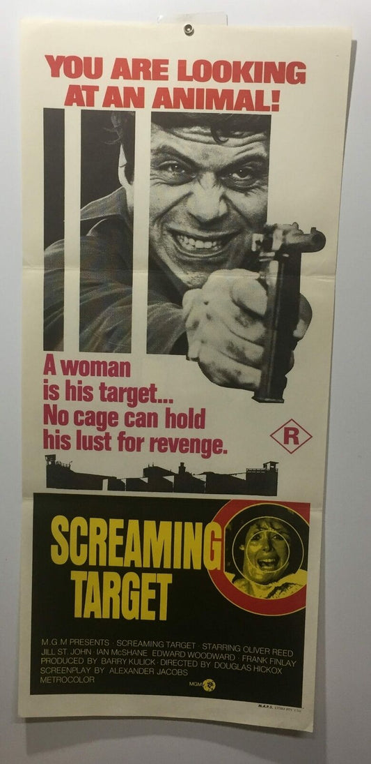 ORIGINAL DAYBILL MOVIE POSTER - SCREAMING TARGET