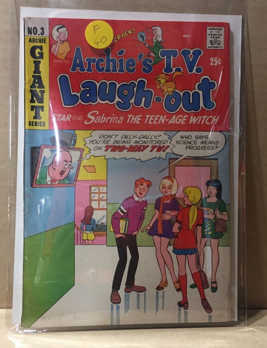 COMIC BOOK - ARCHIE'S T.V. LAUGH OUT NO. 3 GIANT