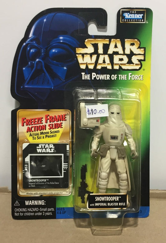 STAR WARS - KENNER - POTF - SNOWTROOPER - with Imperial Blaster Rifle