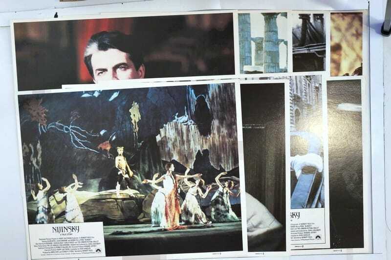 ORIGINAL LOBBY CARDS - NIJINSKY - 1980 - set of 8