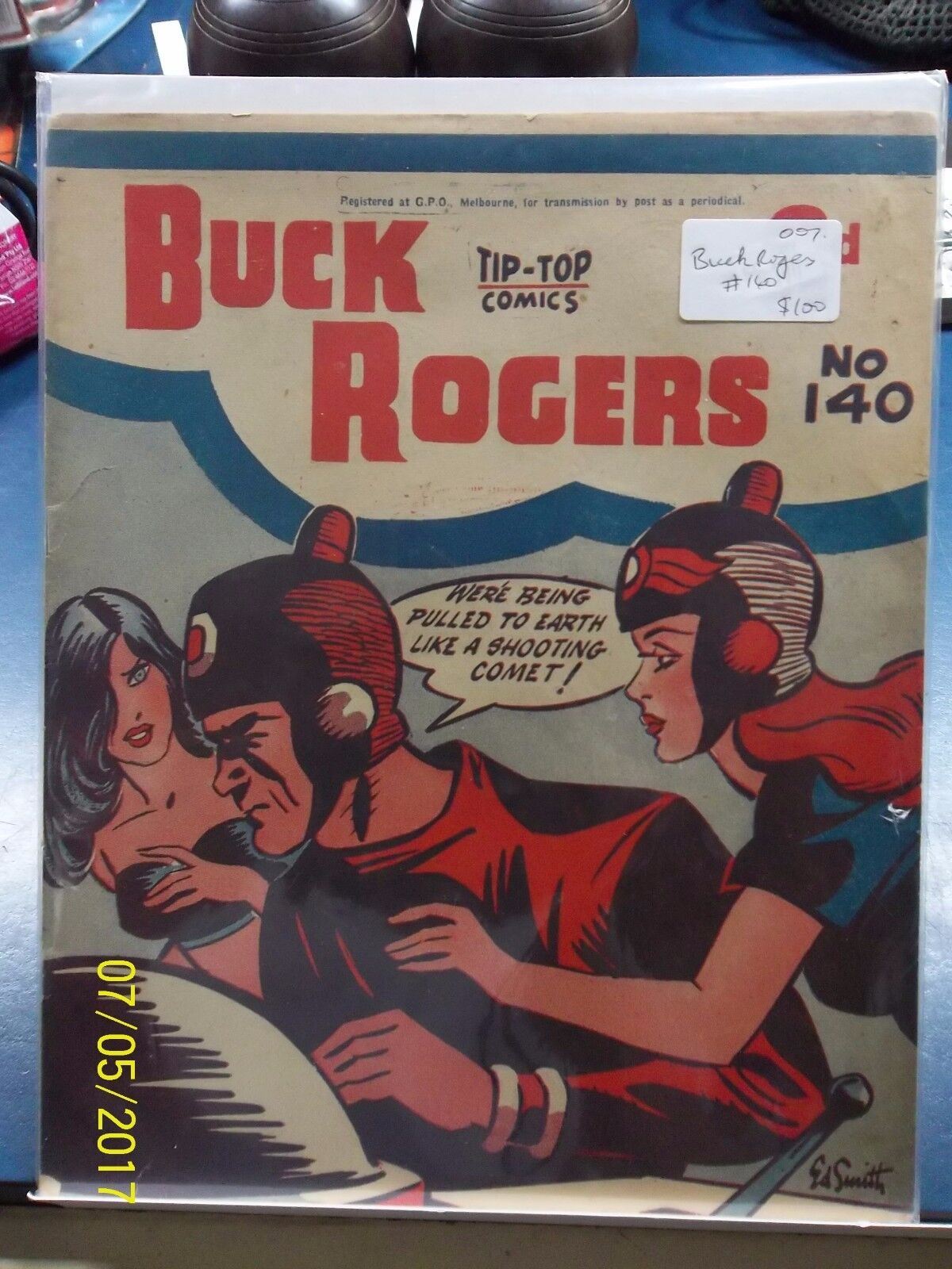 COMIC BOOK - TIP TOP COMICS - THE ADVENTURES OF BUCK ROGERS #140