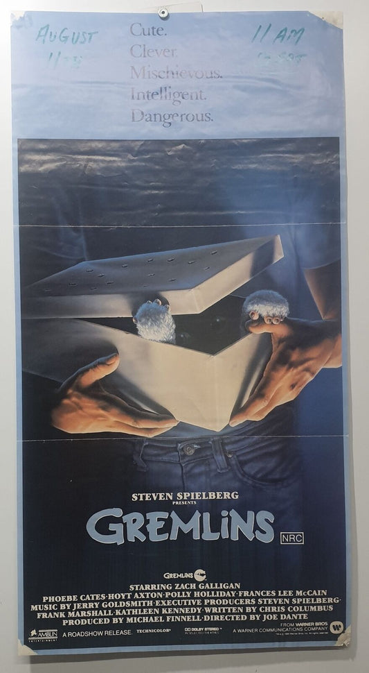 ORIGINAL DAYBILL MOVIE POSTER - GREMLINS -  HORROR