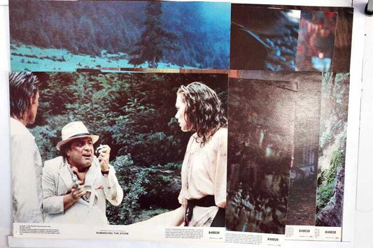 ORIGINAL LOBBY CARDS - ROMANCING THE STONE - 1984 - set of 8