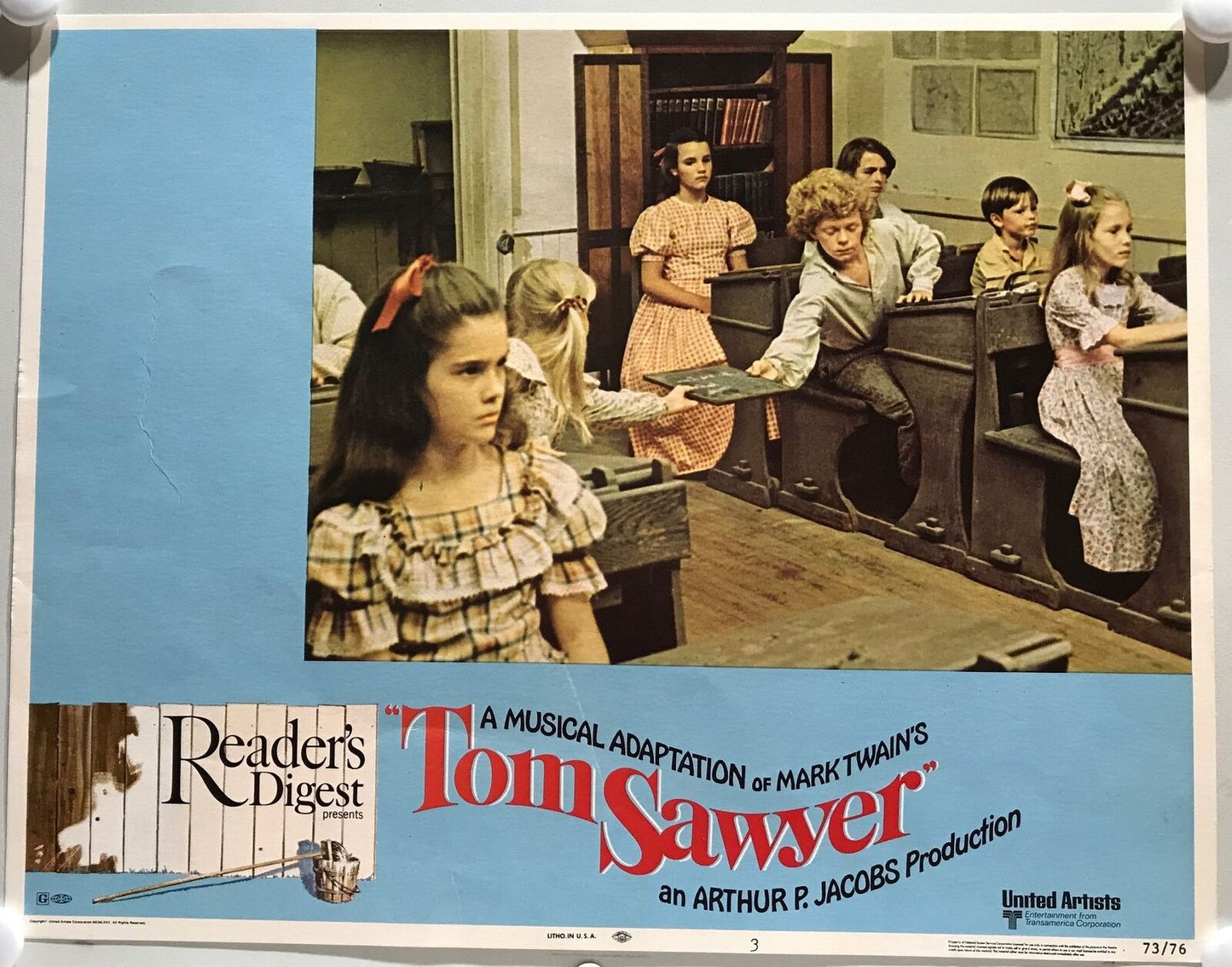 ORIGINAL LOBBY CARDS - Tom Sawyer - 1973 - set of 8