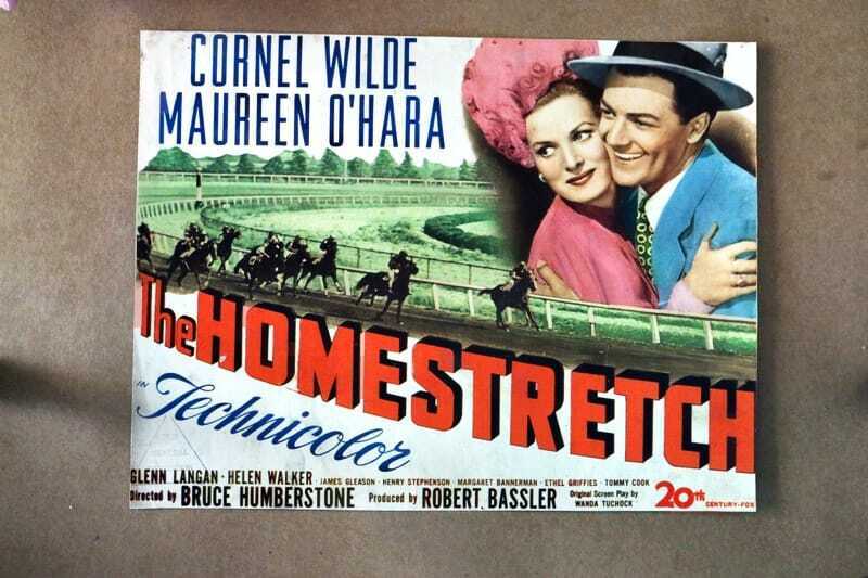 ORIGINAL LOBBY CARD - HOMESTRETCH - 1947 - title card