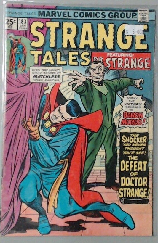 MARVEL COMIC BOOK - STRANGE TALES NUMBER 183