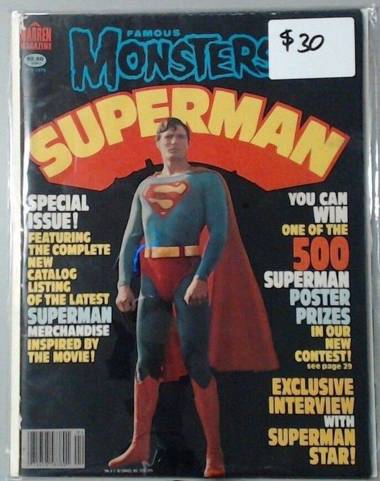 SCARY HORROR FAMOUS MONSTERS #152 SUPERMAN SPECIAL ISSUE