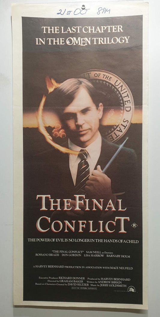 ORIGINAL DAYBILL MOVIE POSTER - THE FINAL CONFLICT - 1981- HORROR