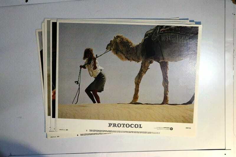 ORIGINAL LOBBY CARDS - PROTOCOL - 1984 - set of 8