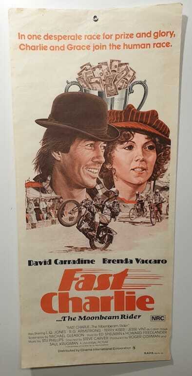 ORIGINAL DAYBILL MOVIE POSTER - FAST CHARLIE...