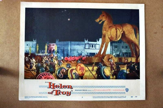 ORIGINAL LOBBY CARD - HELEN OF TROY - 1956 - Key #6 - key card