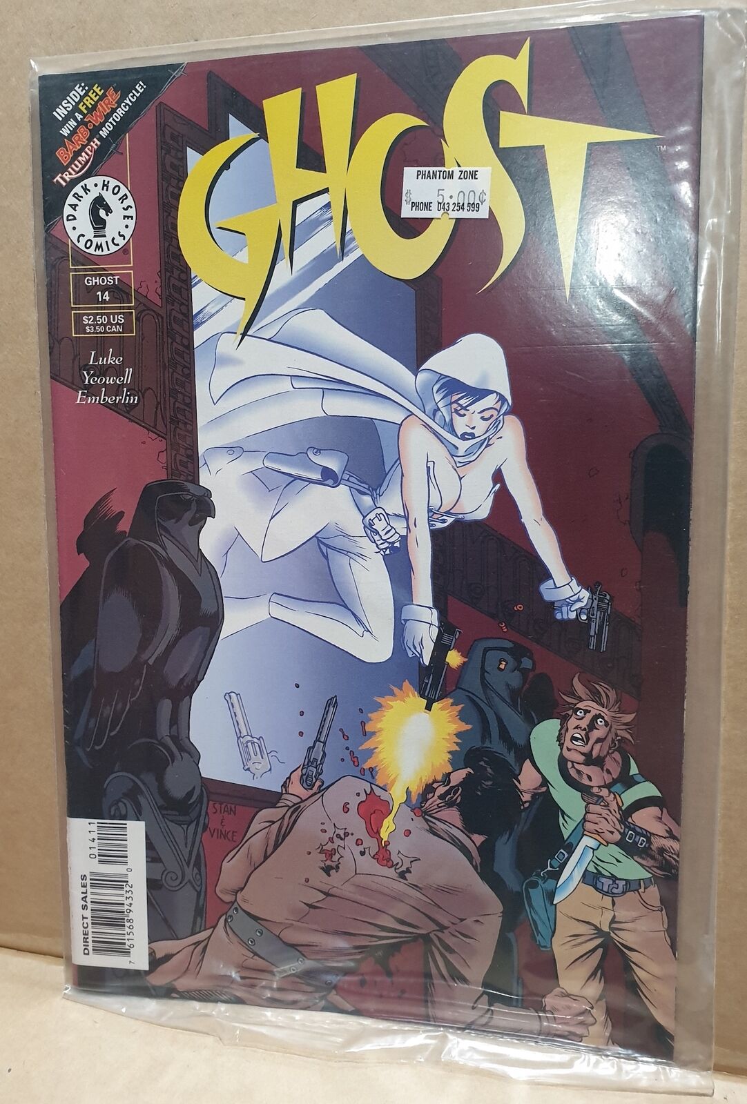 COMIC BOOK - GHOST DARK HORSE #11 #12 #14 #15 #16 #17 #20