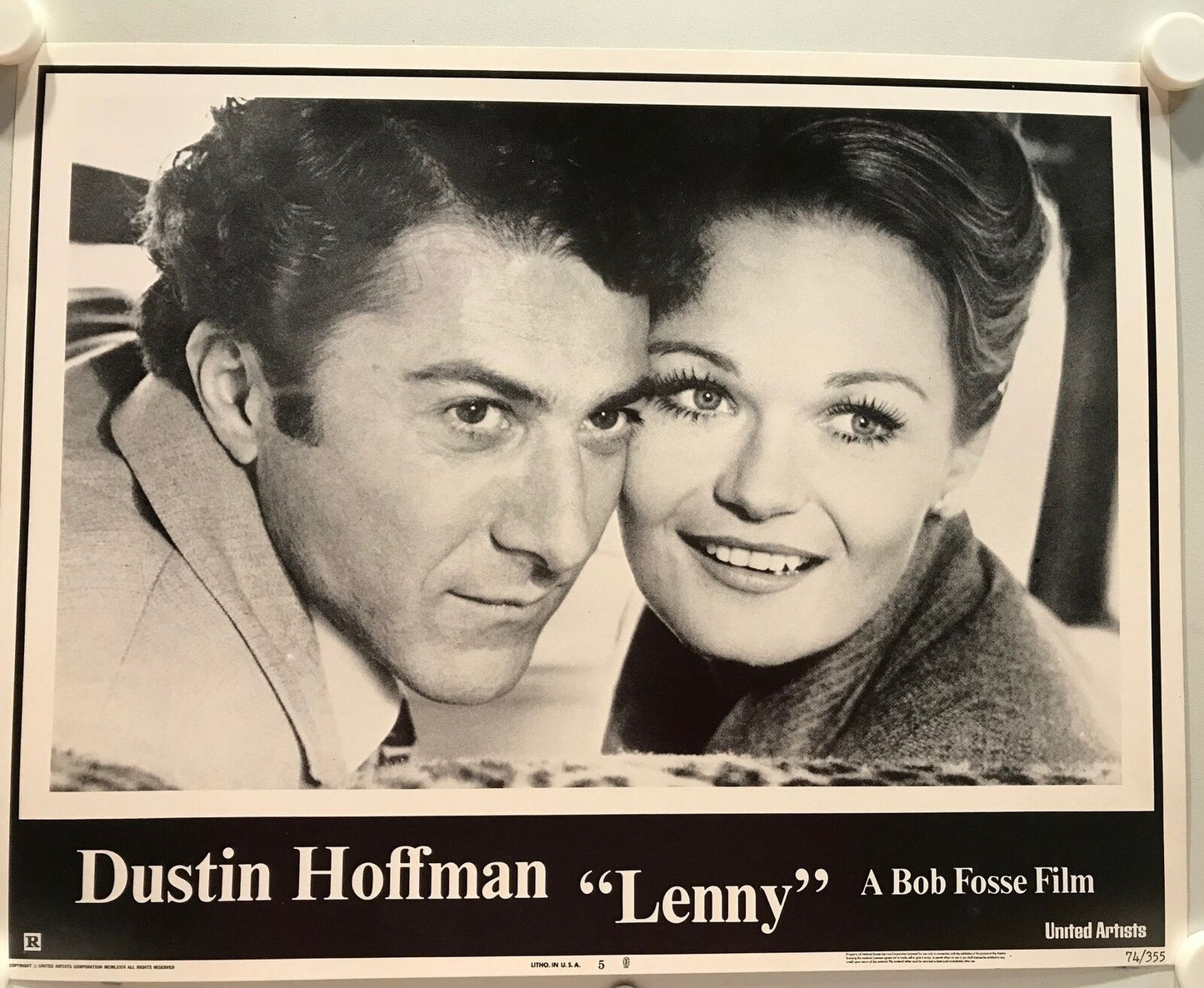 ORIGINAL LOBBY CARDS - LENNY - 1974 - set of 8