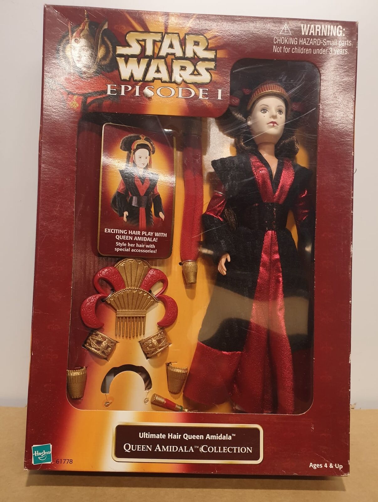 Star Wars - HASBRO - EPISODE I - ULTIMATE HAIR QUEEN AMIDALA - Queen Amidala