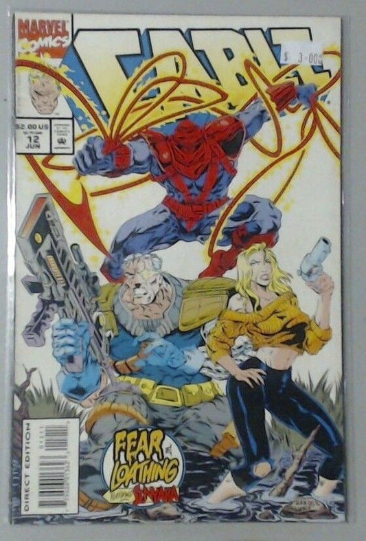 COMIC BOOK - CABLE #12 MARVEL FEAR AND LOATHING - SENYAKA