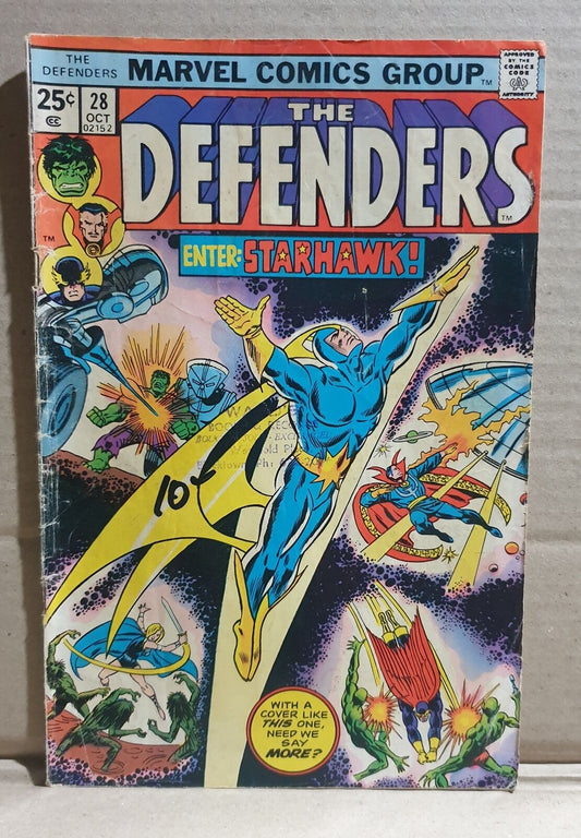 COMIC BOOK -  MARVEL DEFENDERS #28