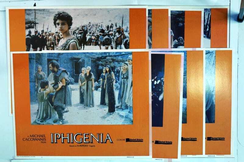 ORIGINAL LOBBY CARDS - IPHIGENA - 1978 - set of 8