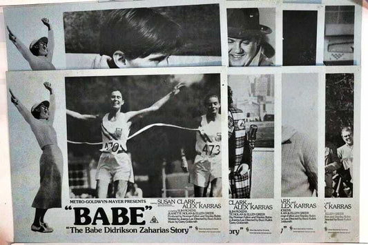 ORIGINAL LOBBY CARDS - BABE -THE BABE DIDRIKSON ZAHARIAS STORY - 1975 - set of 8