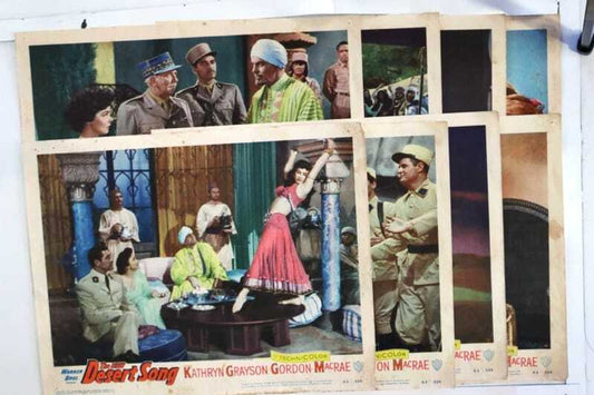 ORIGINAL LOBBY CARDS - THE NEW DESERT SONG - 1953 - set of 8