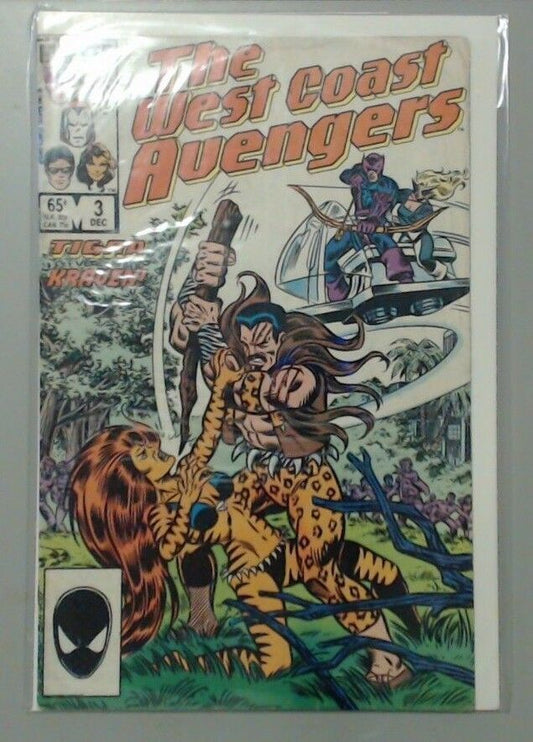 COMIC BOOK MAGAZINE - MARVEL THE WEST COAST AVENGERS 3