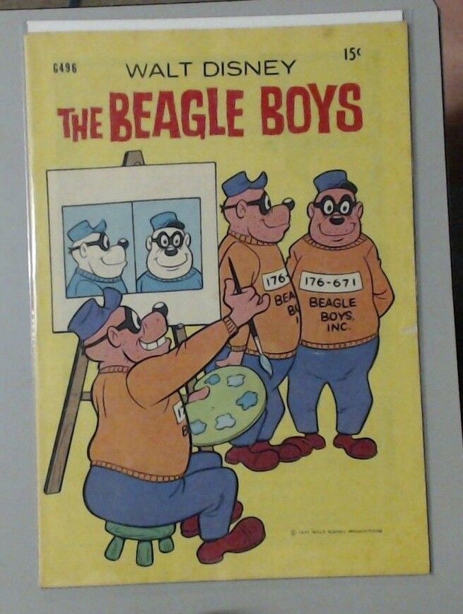 COMIC BOOK - WALT DISNEY THE BEAGLE BOYS G496