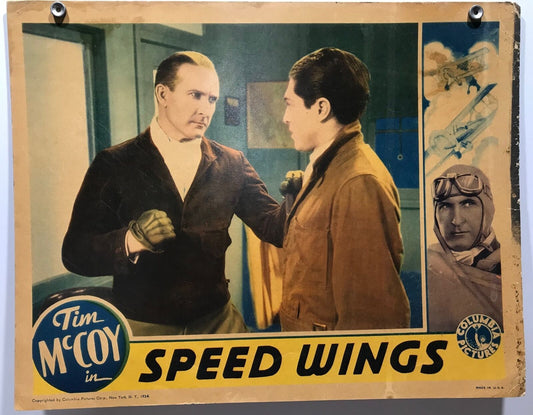 ORIGINAL LOBBY CARD - SPEED WINGS (b) - 1934 - title card