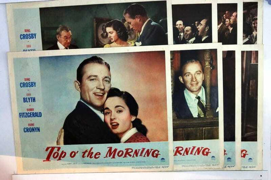 ORIGINAL LOBBY CARDS - TOP O' THE MORNING - 1949 - set of 8