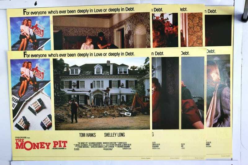 ORIGINAL LOBBY CARDS - MONEY PIT - 1985 - set of 8