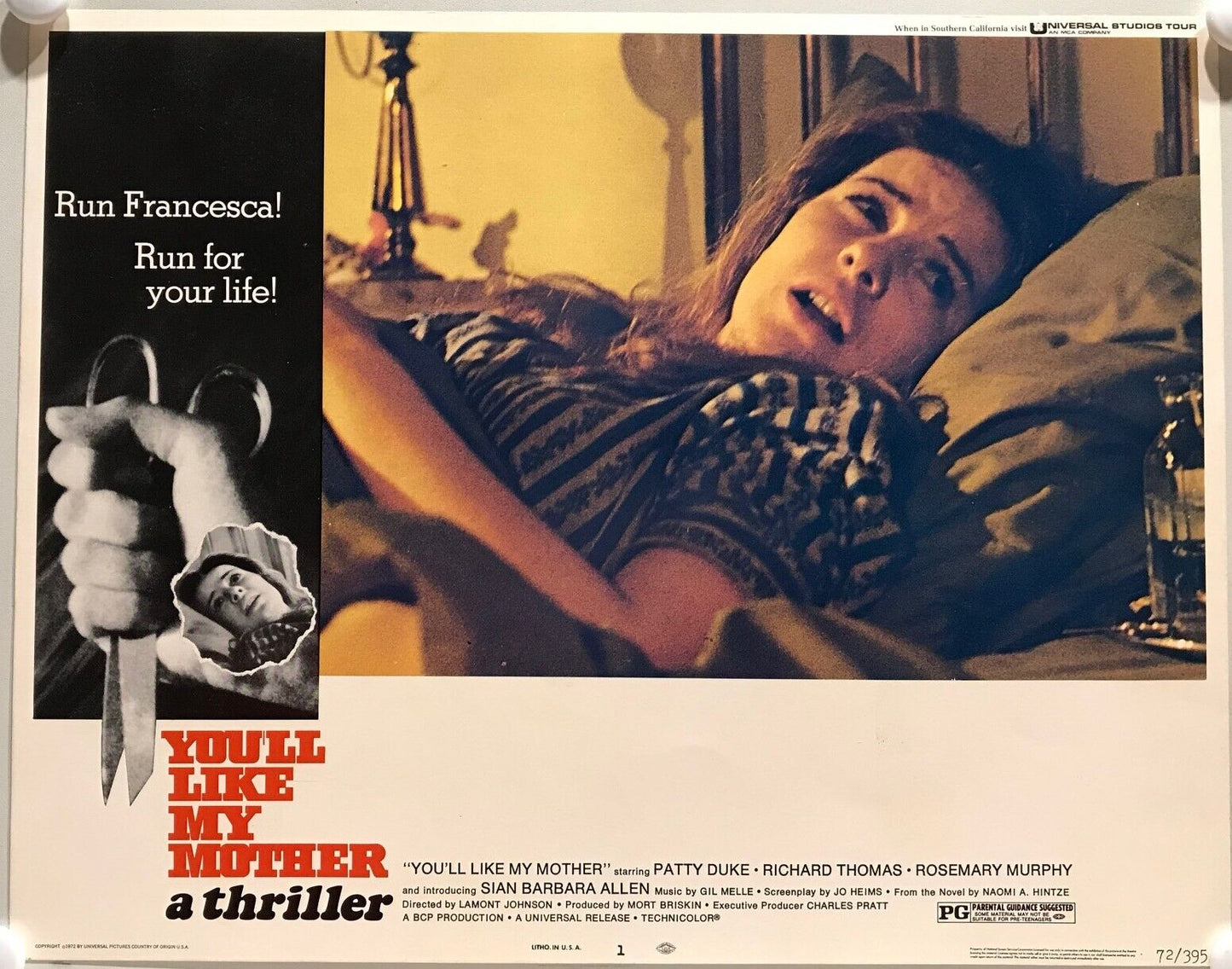 ORIGINAL LOBBY CARDS - YOU'LL LIKE MY MOTHER - 1972 - set of 8