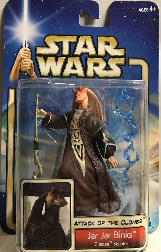 STAR WARS - HASBRO - AOTC - JAR JAR BINKS - "GUNGAN SENATOR"