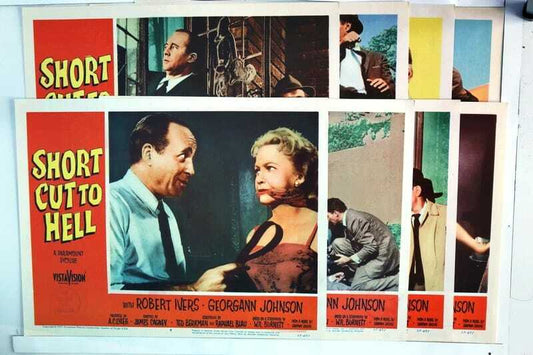 ORIGINAL LOBBY CARDS - SHORT CUT TO HELL - 1957 - set of 8