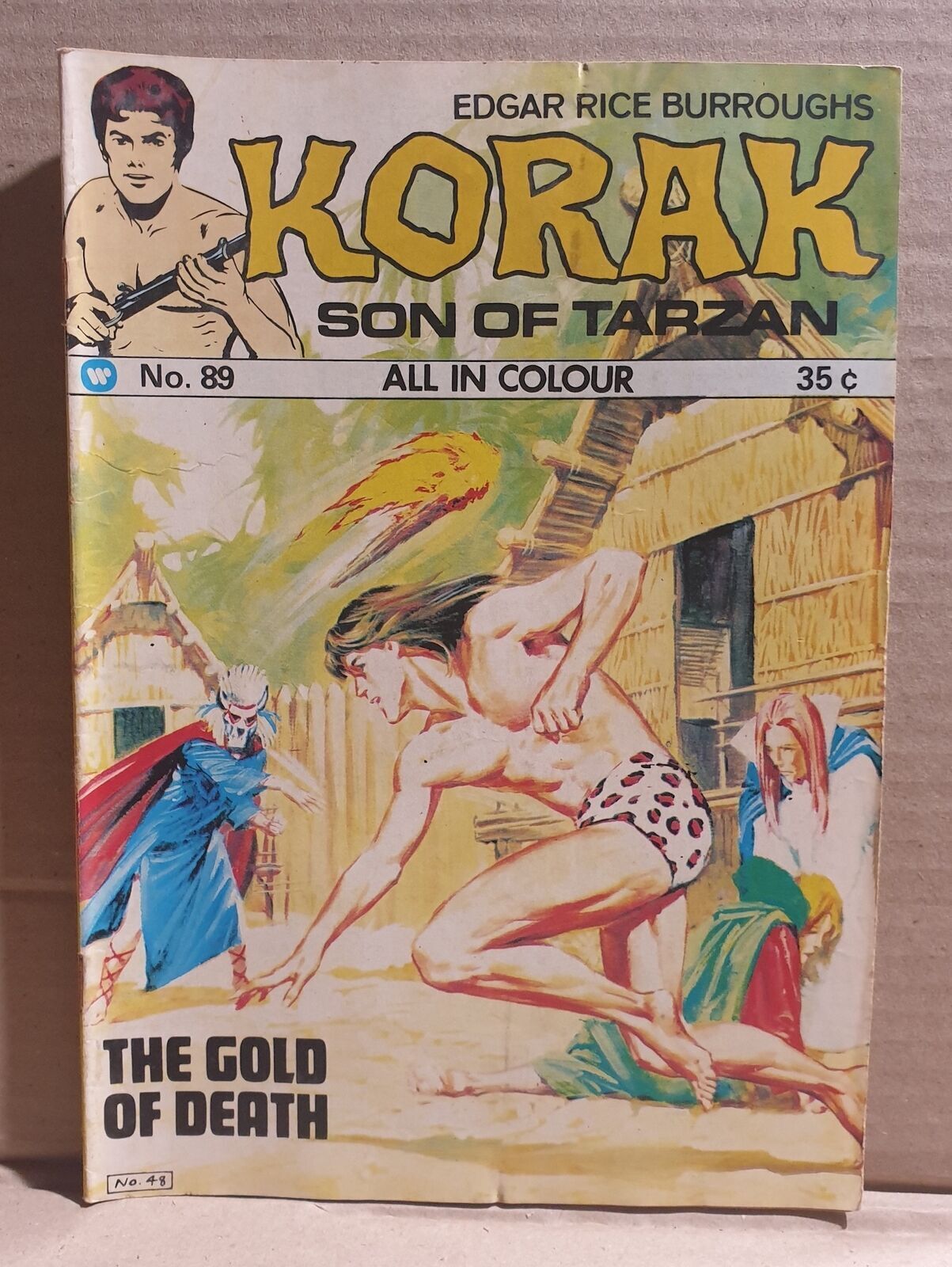 COMIC BOOK - DC KORAK SON OF TARZAN #89