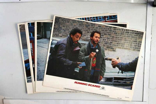 ORIGINAL LOBBY CARDS - RUNNING SCARED - 1986 - set of 8