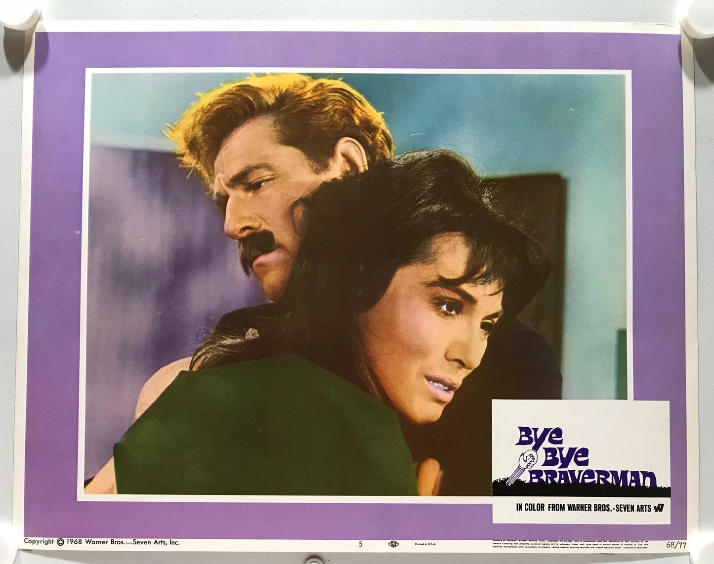 ORIGINAL LOBBY CARDS - BYE BYE BRAVERMAN - 1968 - set of 8