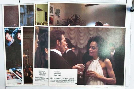 ORIGINAL LOBBY CARDS - MAHOGANY - 1975 - set of 8