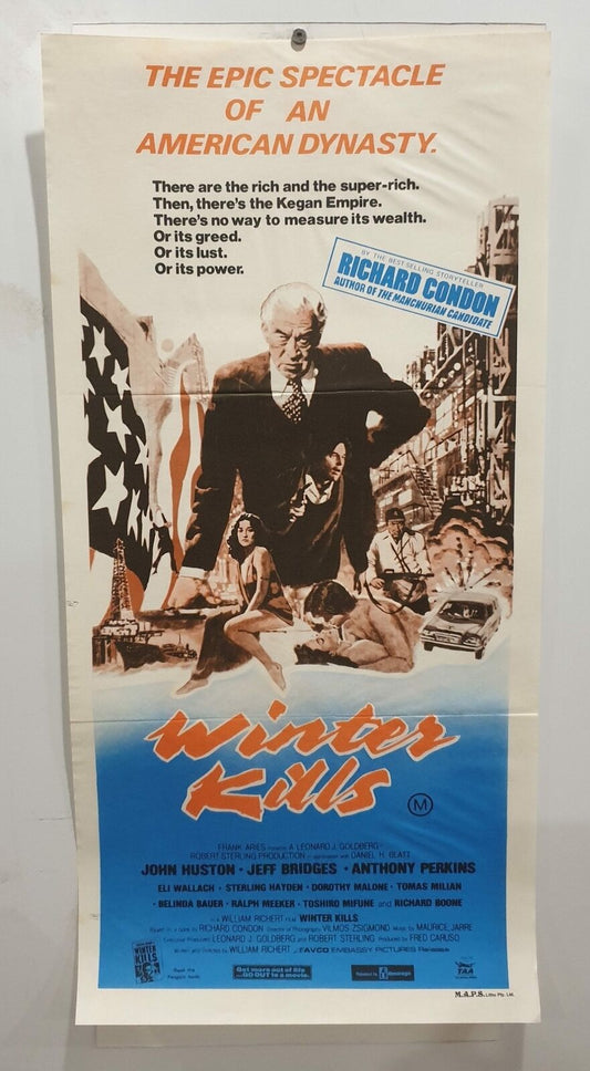 ORIGINAL DAYBILL MOVIE POSTER - WINTER KILLS